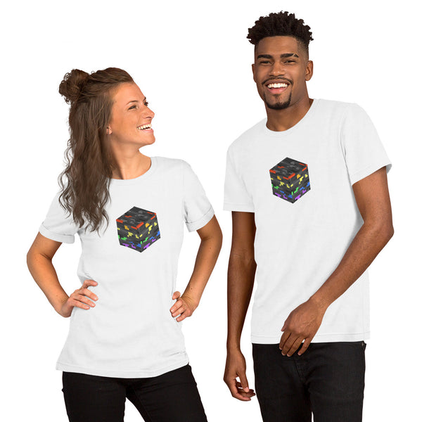Pride Ore Tee White | Polycute LGBTQ+ & Polyamory Gifts